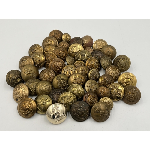 2147 - A collection of military buttons