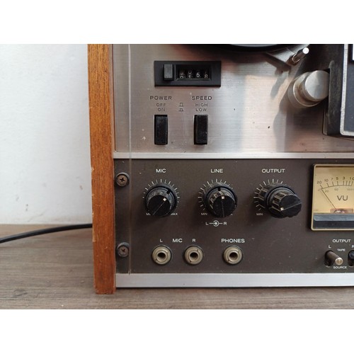 693 - A late 1970s TEAC A-2300SX solid state three-head reel-to-reel tape recorder - made in Japan