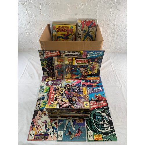 2337 - Approx. One Hundred and Sixty Marvel Comics. Various years and titles includes The West Coast Avenge... 