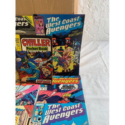 2337 - Approx. One Hundred and Sixty Marvel Comics. Various years and titles includes The West Coast Avenge... 