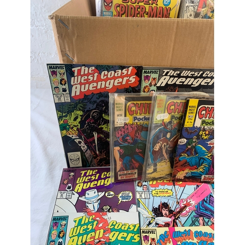 2337 - Approx. One Hundred and Sixty Marvel Comics. Various years and titles includes The West Coast Avenge... 