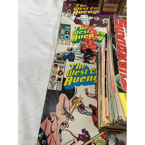 2337 - Approx. One Hundred and Sixty Marvel Comics. Various years and titles includes The West Coast Avenge... 