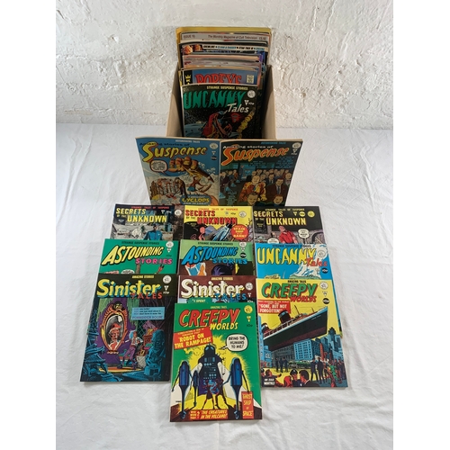 2338 - Approx. Sixty Comics. Various years, titles and publishers includes AC Comics Sinister Tales #130 an... 