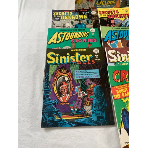 2338 - Approx. Sixty Comics. Various years, titles and publishers includes AC Comics Sinister Tales #130 an... 