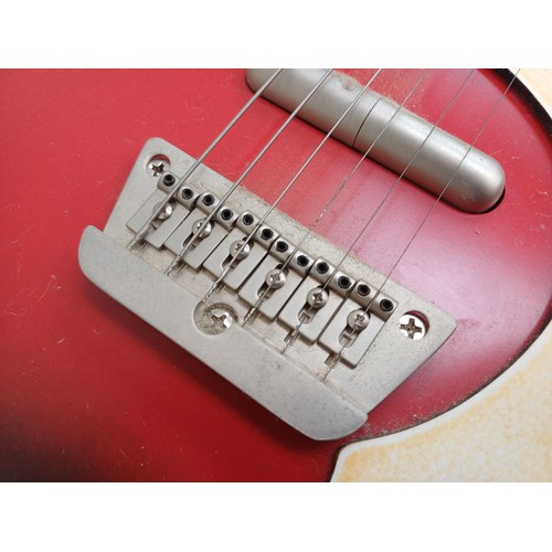 757 - A Danelectro '63 Dano reissue nineteen fret, short-scale, twin lipstick pickup, electric guitar (ser... 