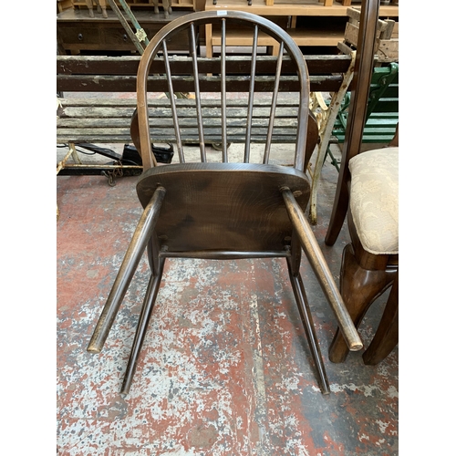 241 - A mid 20th century Ercol Windsor elm and beech armchair