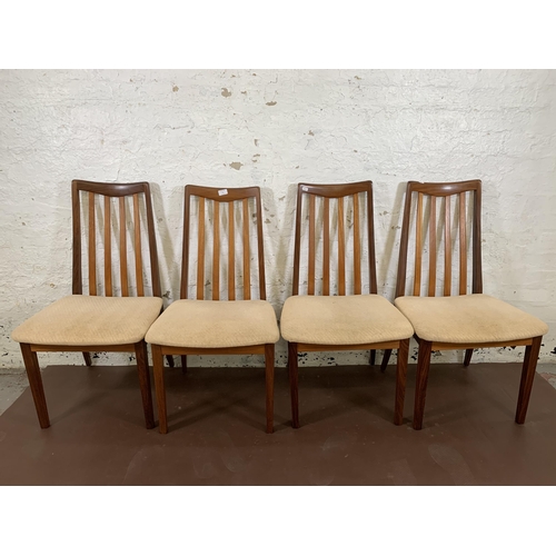 71 - Four mid 20th century G Plan Fresco teak dining chairs