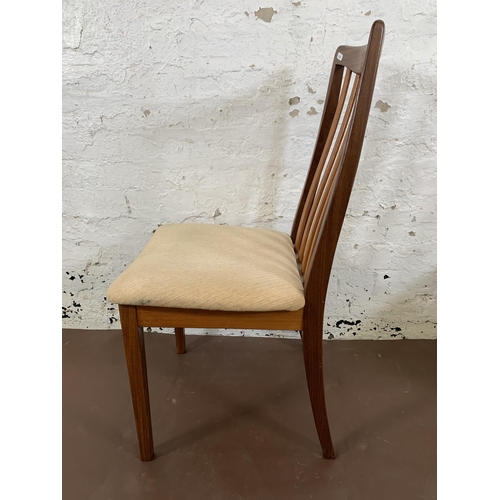 71 - Four mid 20th century G Plan Fresco teak dining chairs