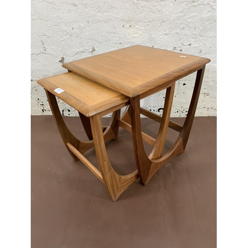 72 - A mid 20th century G Plan Astro teak nest of tables