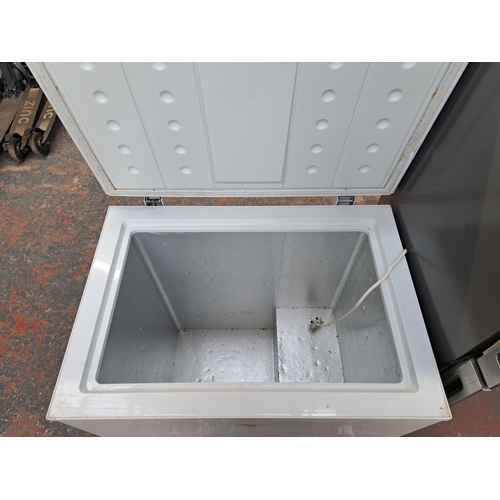 837 - A Logik L150CFW13 chest freezer - approx. 73cm wide x 53cm deep