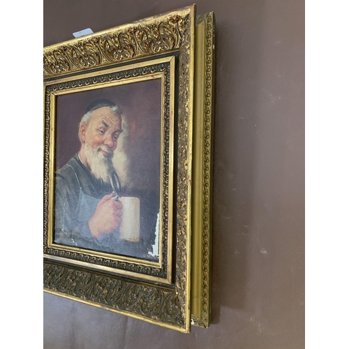 267 - Two 19th century style gilt framed portrait prints - approx. 46cm high x 40cm wide