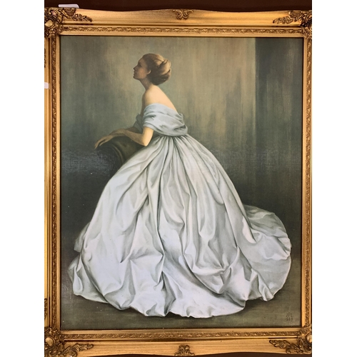 288 - Two gilt framed Joanne Pemberton-Longman prints, 'The Secret' and 'The Sound of Music' - approx. 70c... 