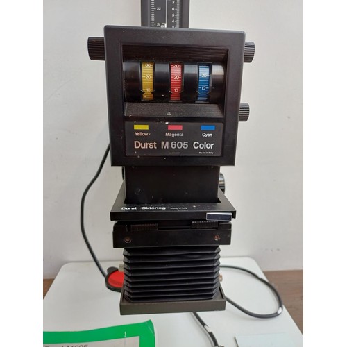 676 - A Durst M605 colour enlarger with instruction manual