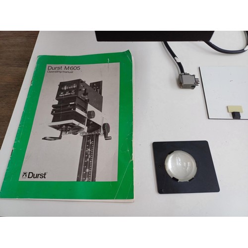 676 - A Durst M605 colour enlarger with instruction manual