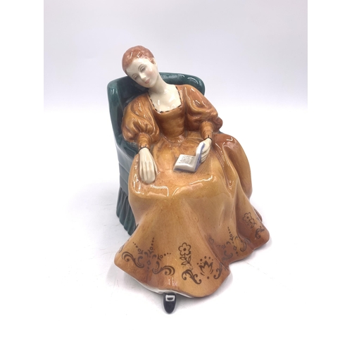 339 - Four Royal Doulton figurines, Repose HN2272, Rachel HN2919, Hilary HN2335 and Romance HN2430