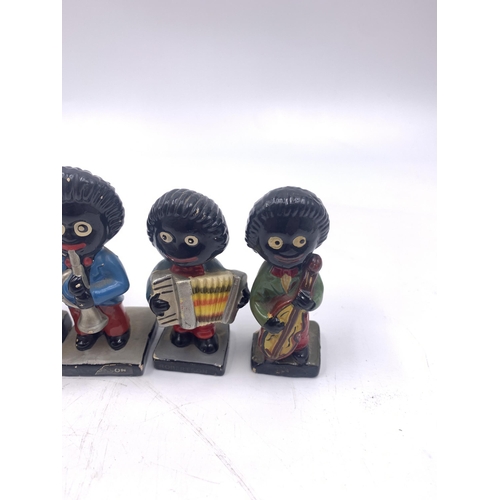 343 - Seven vintage Robertson's hand-painted pottery advertising figurines - approx. 7cm high