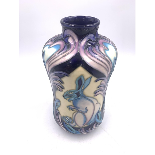 345 - A Moorcroft Moroccan Myths vase - approx. 21cm high