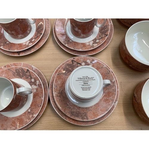 352 - A collection of Villeroy & Boch Siena dinnerware