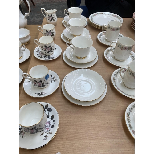 353 - A collection of Royal Albert bone china to include four Queen's Messenger cups and saucers, three Va... 