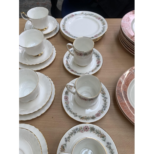 353 - A collection of Royal Albert bone china to include four Queen's Messenger cups and saucers, three Va... 