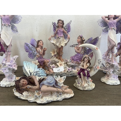 369 - Seven Regency Fairy Fantasy resin figurines