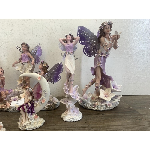 369 - Seven Regency Fairy Fantasy resin figurines