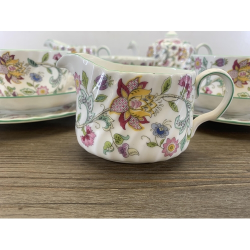 385 - Ten pieces of Minton Haddon hall bone china