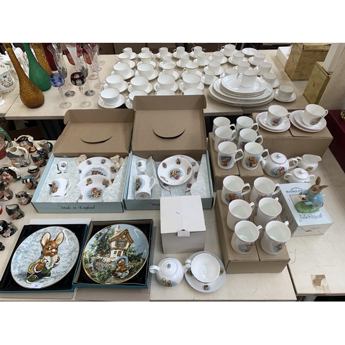 388 - A collection of boxed Pendelfin bone china to include two Royal Crown Duchy The Family nursery sets ... 