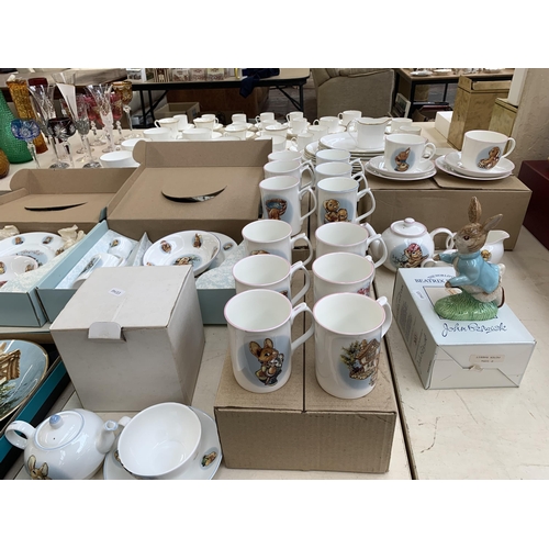 388 - A collection of boxed Pendelfin bone china to include two Royal Crown Duchy The Family nursery sets ... 