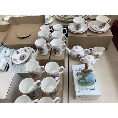 388 - A collection of boxed Pendelfin bone china to include two Royal Crown Duchy The Family nursery sets ... 