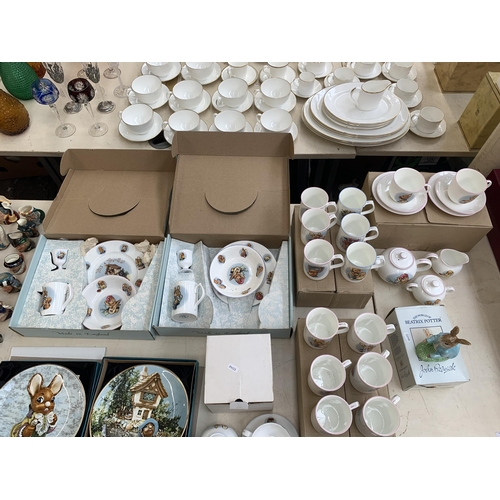 388 - A collection of boxed Pendelfin bone china to include two Royal Crown Duchy The Family nursery sets ... 