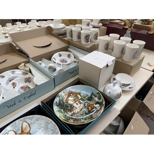 388 - A collection of boxed Pendelfin bone china to include two Royal Crown Duchy The Family nursery sets ... 