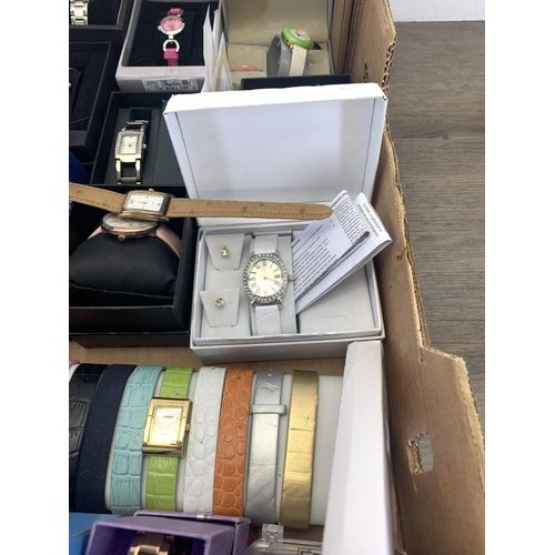 470 - A collection of boxed watches to include Valencia Collection interchangeable women's wristwatch, Alf... 