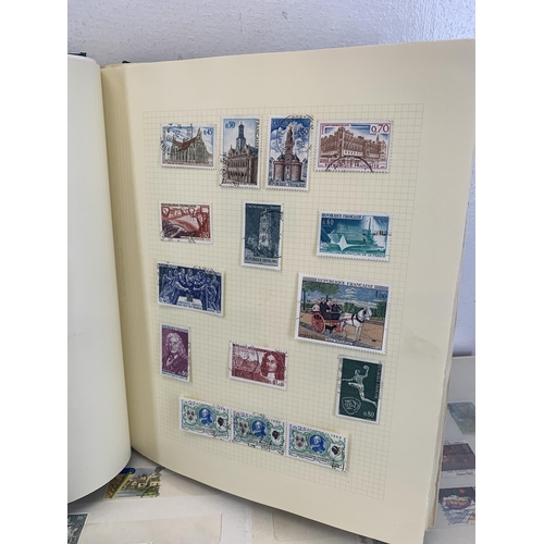 489 - Seven albums containing a collection of worldwide stamps