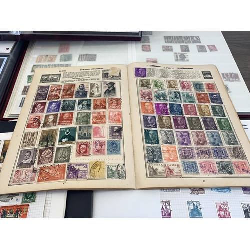 490 - Seven albums containing a collection of worldwide stamps and first day covers