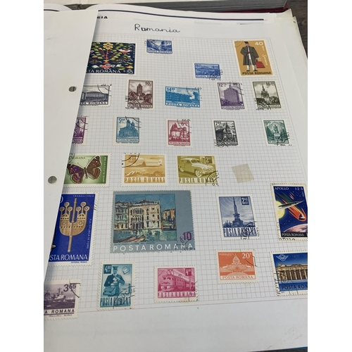 490 - Seven albums containing a collection of worldwide stamps and first day covers