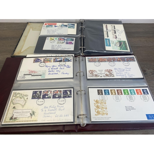 491 - Seven albums containing a large collection of first day covers