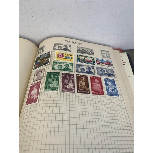 505 - Five albums containing a collection of worldwide stamps