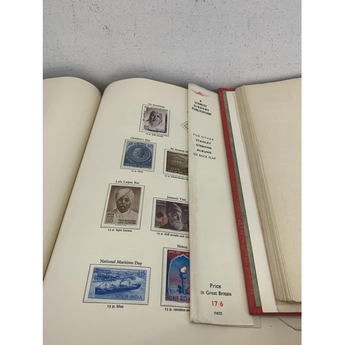 505 - Five albums containing a collection of worldwide stamps