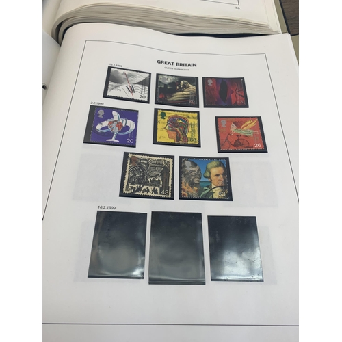 510 - Five albums containing a collection of Great British stamps