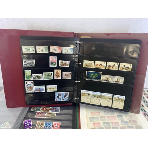 533 - Seven albums containing a collection of worldwide stamps