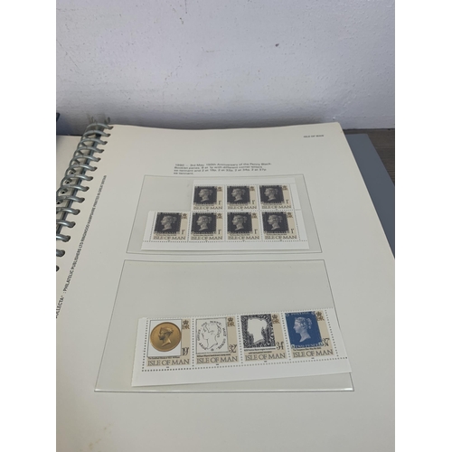 536 - Nine albums containing a collection of worldwide stamps