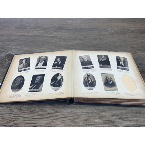 543 - An early 20th century Ogden's New Century photo album with cigarette cards