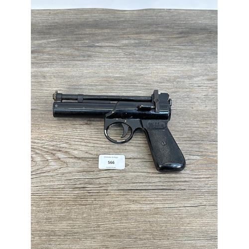 566 - A vintage Webley Junior .177 air pistol