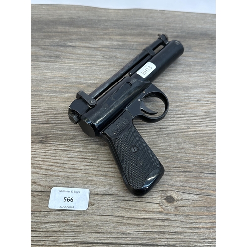 566 - A vintage Webley Junior .177 air pistol