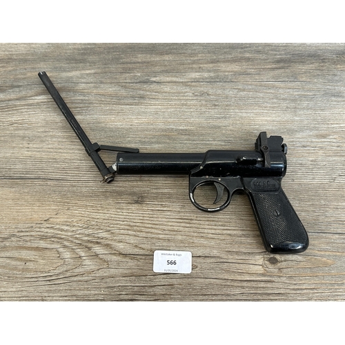 566 - A vintage Webley Junior .177 air pistol