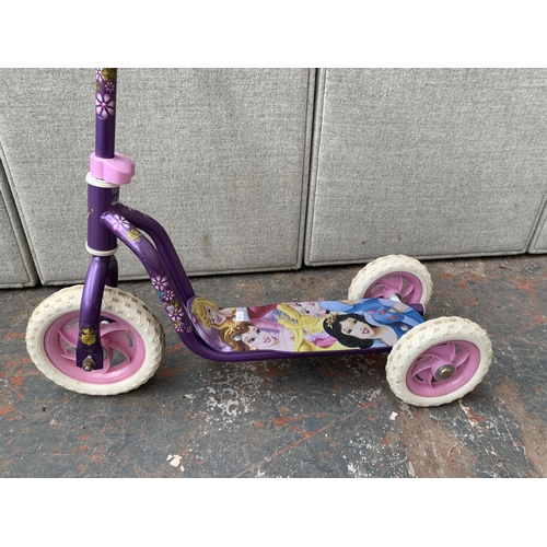 849 - Three children's scooters