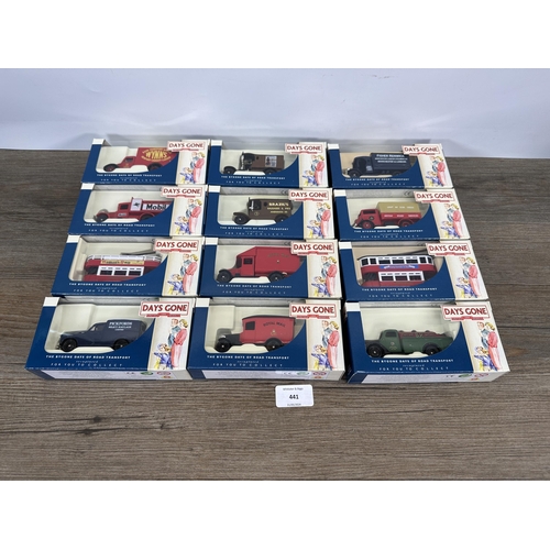 441 - Twelve boxed Lledo Days Gone die-cast model vehicles