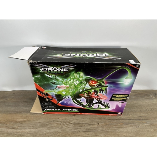 452 - A boxed Drone Force Angler Attack remote control drone