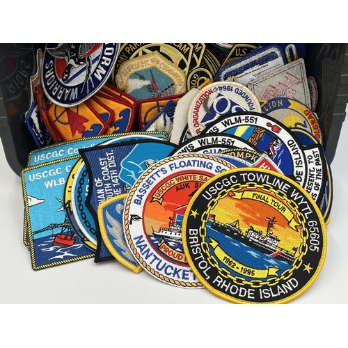 2263 - A large collection of US military cloth patches